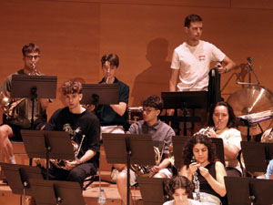 Festival Notes al parc 2022. Assaig de la Jove Orquestra de les Comarques Gironines