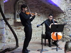 Festival Notes al parc 2022. Jaume Ferrer i Miquel Mu&ntilde;iz