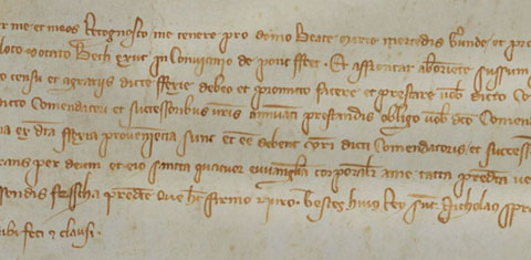Fragment del capbreu on s'esmenta el 'pont ffret'