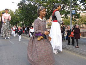 Trobada de gegants: la cercavila