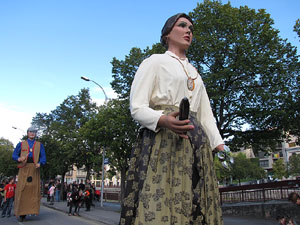 Trobada de gegants: la cercavila