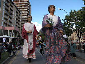 Trobada de gegants: la cercavila