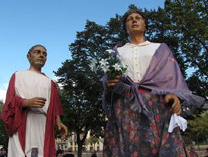 Trobada de gegants: la cercavila