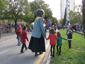 Trobada de gegants: la cercavila