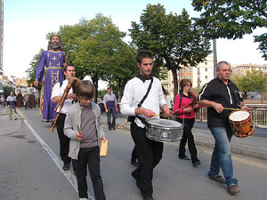 Trobada de gegants: la cercavila