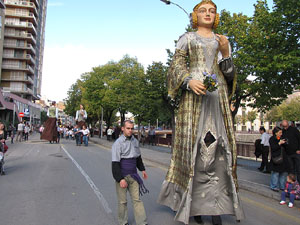 Trobada de gegants: la cercavila