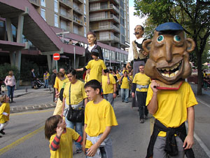 Trobada de gegants: la cercavila
