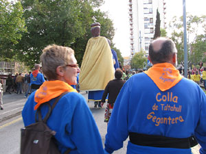 Trobada de gegants: la cercavila