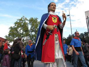 Trobada de gegants: la cercavila