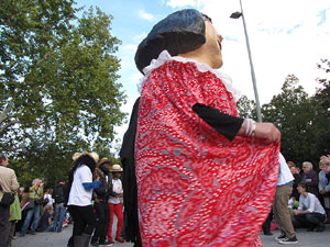 Trobada de gegants: la cercavila