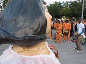 Trobada de gegants: la cercavila