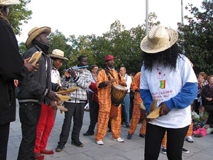 Trobada de gegants: la cercavila