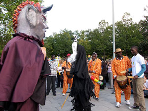 Trobada de gegants: la cercavila