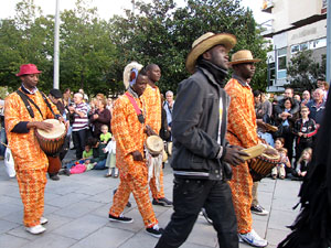 Trobada de gegants: la cercavila