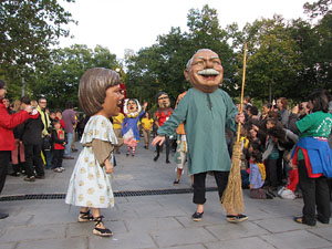 Trobada de gegants: la cercavila