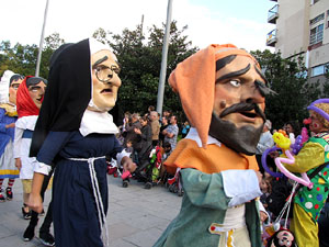 Trobada de gegants: la cercavila