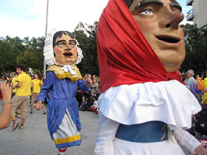 Trobada de gegants: la cercavila