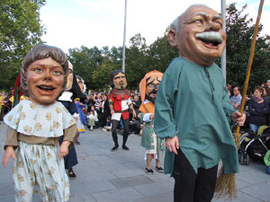 Trobada de gegants: la cercavila