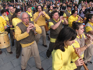 Trobada de gegants: la cercavila