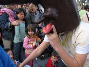 Trobada de gegants: la cercavila