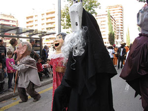 Trobada de gegants: la cercavila