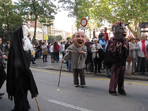 Trobada de gegants: la cercavila