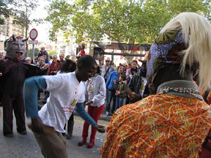 Trobada de gegants: la cercavila