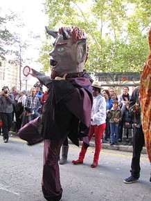 Trobada de gegants: la cercavila