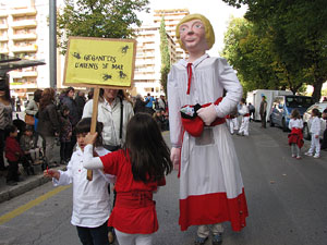 Trobada de gegants: la cercavila