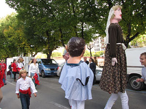 Trobada de gegants: la cercavila