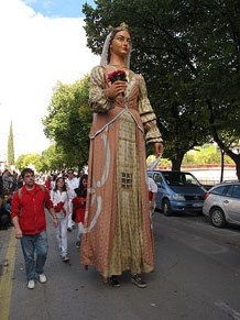 Trobada de gegants: la cercavila