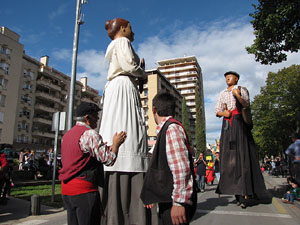 Trobada de gegants: la cercavila