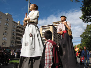 Trobada de gegants: la cercavila