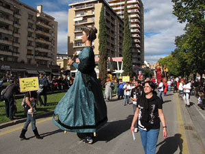 Trobada de gegants: la cercavila