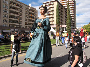 Trobada de gegants: la cercavila