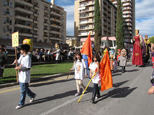 Trobada de gegants: la cercavila