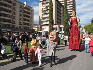 Trobada de gegants: la cercavila