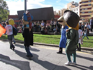 Trobada de gegants: la cercavila