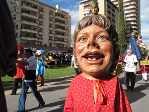 Trobada de gegants: la cercavila