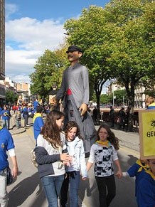 Trobada de gegants: la cercavila