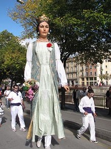 Trobada de gegants: la cercavila