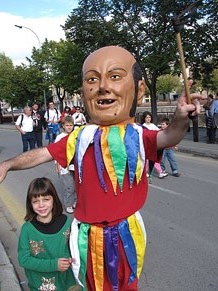 Trobada de gegants: la cercavila