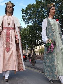 Trobada de gegants: la cercavila