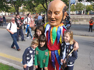 Trobada de gegants: la cercavila