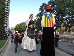 Trobada de gegants: la cercavila