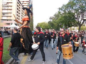 Trobada de gegants: la cercavila