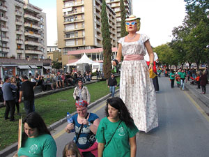 Trobada de gegants: la cercavila
