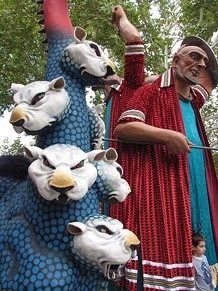 Trobada de gegants: la ballada