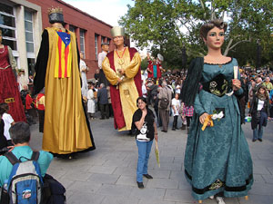 Trobada de gegants: la ballada