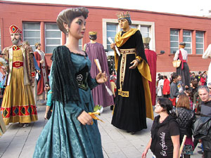 Trobada de gegants: la ballada